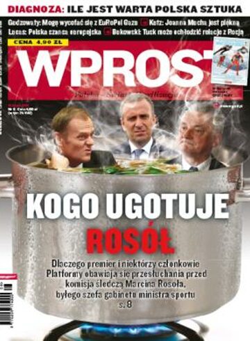 Okładka tygodnika WPROST: 8/2010