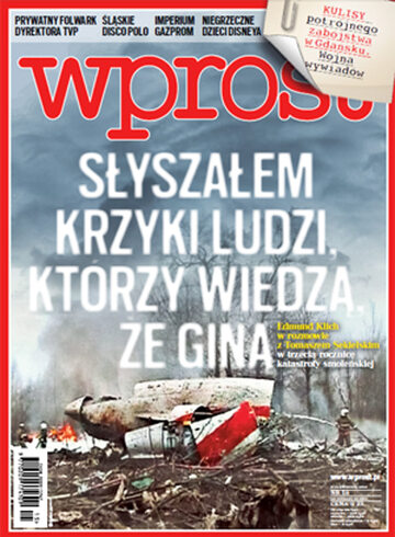Okładka tygodnika WPROST: 15/2013